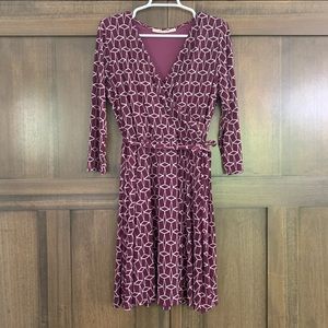 Faux Wrap Dress
